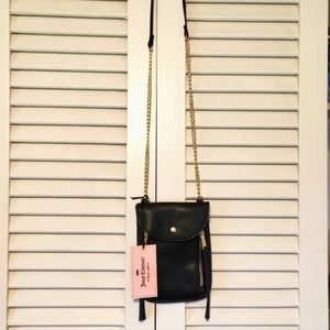 Mini black Juicy Couture cross body bag